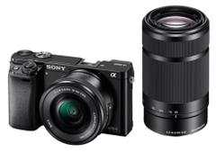 SONY Alpha 6000 Kit black + SEL-P 16-50 + SEL 55-210