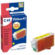 PELIKAN Yellow Ink Cartridge Replace CLI-521Y 