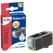 PELIKAN Black Ink Cartridge Replace PGI-520BK 