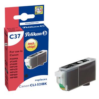 PELIKAN Black Ink Cartridge Replace CLI-521BK  (4103246)