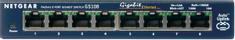 Netgear GS108 - Switch - 8 x 10/100/1000 - stasjonær