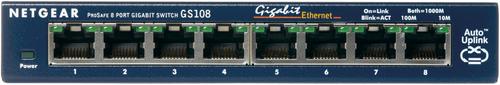 NETGEAR ProSafe Switch 8P gigabit (vifteløs) (GS108GE)