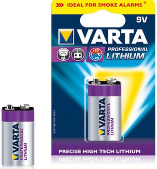 VARTA Lithium 9V-Block 6 LR 61 (6122301401)
