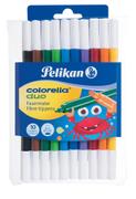 PELIKAN Fasermaler Colorella Duo dick+dünn C407 10Stifte sor