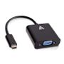 V7 USB-C TO VGA ADAPTER BLACK USB-C VGA 1080P 60HZ FHD VID ADP CABL