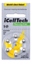iCellTech 10 PR70 Zinc-Air batteries, Mercury free 6p