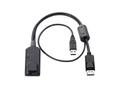 Hewlett Packard Enterprise HPE KVM Console USB/DisplayPort Interface Adapter - Video / USB adapter - RJ-45 (F) to USB, DisplayPort (M)