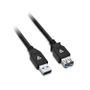 V7 USB 3.2 GEN1 A EXT CABLE 2M BLK USB A DATA EXTENSION CABLE 5GBPS CABL