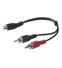 GOOBAY Audio splitterkabel 1xRCA jack-2 xRCA plugs (50008)