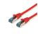 VALUE S/FTP PatchCord Cat6a. red. 3m Factory Sealed