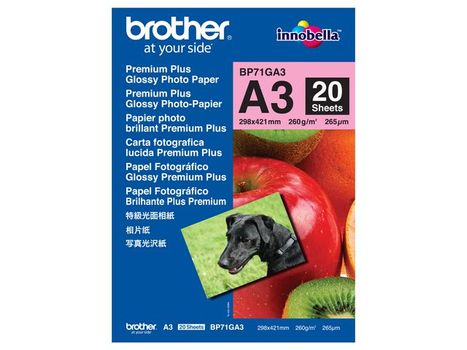 BROTHER A3 Glossy Paper (BP71GA3)