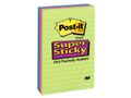 POST-IT Super Sticky 102x152mm Assortert (3)