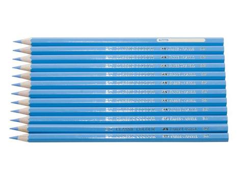 FABER-CASTELL Fargeblyant FABER-CASTELL std. lblå(12) (215847I)