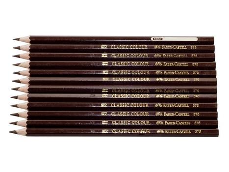 FABER-CASTELL Fargeblyant FABER-CASTELL std. brun(12) (215876I)