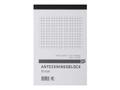 EMO Anteckningsblock A6 100 blad perf rutat