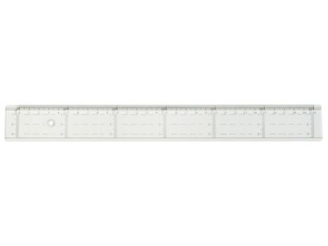 ARDA Lineal 50cm plast m.tværmål (28950GVSS)