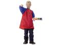 PLAYBOX Maleforkle PLAYBOX 3-5 år 65cm rød/blå