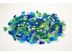 EMO Plastperler mix blå/grønn (1000)