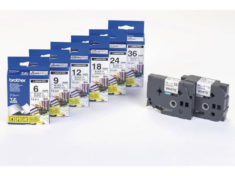 BROTHER Tape BROTHER Tze-535 12mm hvit/blå (TZ535)