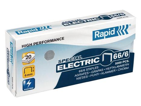 RAPID 66/6mm Staples (Pack 5000) 24867800 (24867800)
