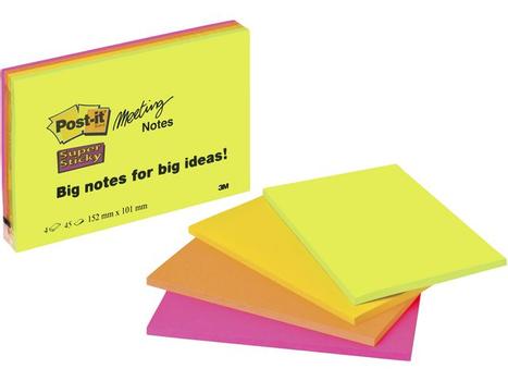 POST-IT Notatblokk POST-IT SSN 101x152 ass (4) (70071377611)
