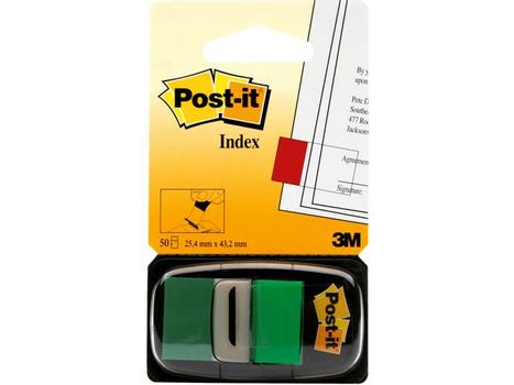 POST-IT Index POST-IT 680 bred grønn (680-3)