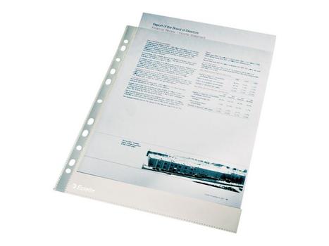ESSELTE Ficka PP A4 105my  glasklar 100 st  (56093)