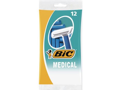BIC Barberhøvel BIC Medical 1-blad (12) (8994162)