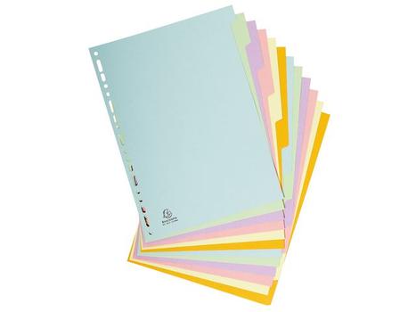 EXACOMPTA Skilleblad EXACOMPTA FOREVER A4 12-delt (1612E*25)