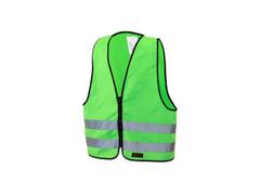 Reflectil Refleksvest med glidlås barn-S grønn
