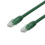 DELTACO U / UTP Cat6a patch cable, LSZH, 1m, Green