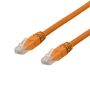 DELTACO U / UTP Cat6a patch cable, LSZH, 1m, Orange
