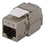 DELTACO FTP Cat6 Keystone connector,  "Tool-free" (MD-108)