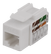 DELTACO UTP Cat6 Keystone kontaktdon,  90 grader, "Tool-free"