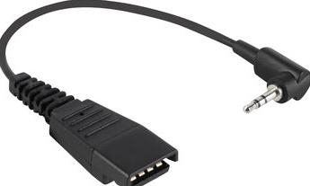 JABRA QD CORD TO 3.5 MM PIN PLUG FOR BLACKBERRY + IPHONE CABL (8800-00-69)