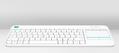 LOGITECH WIRELESS TOUCH KEYBOARD K400 PLUS WHITE (GERMAN) K400+ WHITE  IN PERP (920-007128)
