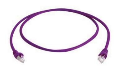Telegärtner Patchkabel CAT6A, 5m, Lila, 500MHz, S-STP(S/ FTP (L00003A0147)