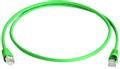 Telegärtner Patchkabel CAT6A, 1m, Grün, 500MHz, S-STP(S/FTP