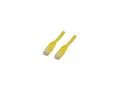 DELTACO Connecting cable - RJ-45 (male) to RJ-45 (male) - 1.5 m - UTP - CAT 6 - molded - yellow