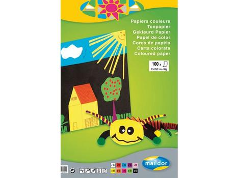 CLAIREFONTAINE Fargeblokk MAILDOR A4 80g 100 blad 10frg (26501*5)