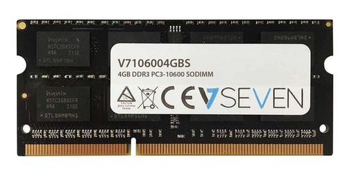 V7 4GB DDR3 1333MHZ CL9 NON ECC SO DIMM PC3-10600 1.5V LEG MEM (V7106004GBS)