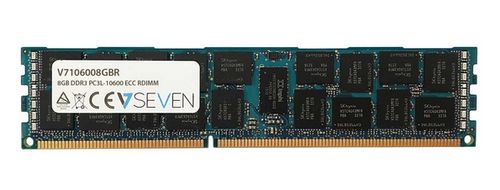 V7 8GB DDR3 1333MHZ CL9 ECC SERVER REG PC3L-10600 1.35V LEG MEM (V7106008GBR)