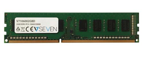 V7 V7106002GBD geheugenmodule 2 GB 1 x 2 GB DDR3 1333 MHz (V7106002GBD)