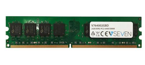 V7 V764002GBD geheugenmodule 2 GB 1 x 2 GB DDR2 800 MHz (V764002GBD)