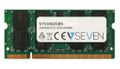 V7 2GB DDR2 667MHZ CL5 NON ECC SO DIMM PC2-5300 1.8V LEG MEM