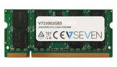 V7 2GB DDR2 667MHZ CL5 NON ECC SO DIMM PC2-5300 1.8V LEG MEM