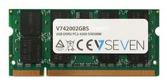 V7 2GB DDR2 533MHZ CL5 NON ECC SO DIMM PC2-4200 1.8V LEG MEM