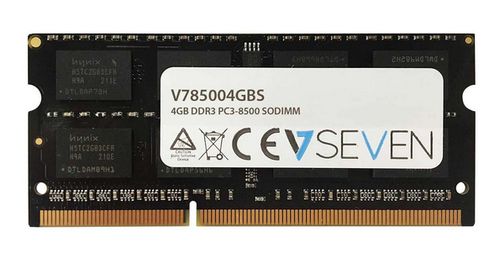 V7 4GB DDR3 1066MHZ CL7 NON ECC SO DIMM PC3-8500 1.5V LEG MEM (V785004GBS)