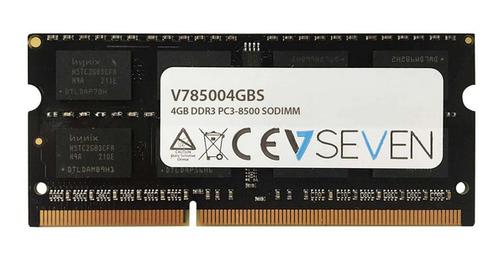 V7 4GB DDR3 1066MHZ CL7 NON ECCSO DIMM PC3-8500 1.5V LEG EN (V785004GBS)