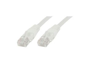 MICROCONNECT U/UTP CAT6 1M White Snagless (UTP601WBOOTED)